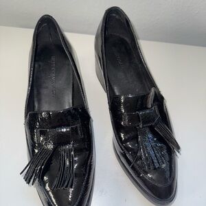 Black Patent Leather Loafers SZ 7 by Rebecca minkoff